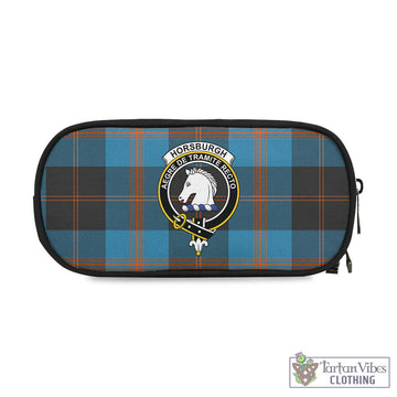 Horsburgh Tartan Pen and Pencil Case with Family Crest One Size 4.13*8.74 inch - Tartan Vibes Clothing