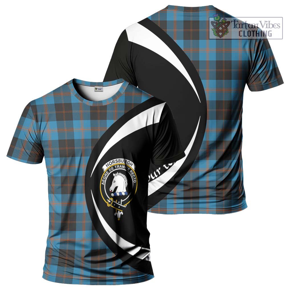 Horsburgh Tartan T-Shirt with Family Crest Circle Style Kid's Shirt - Tartan Vibes Clothing