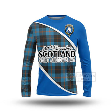 Horsburgh Family Crest Tartan Long Sleeve T-Shirt Celebrate Saint Andrew's Day in Style Unisex - Tartan Vibes Clothing