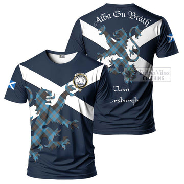 Horsburgh Tartan Lion Rampant T-Shirt Proudly Display Your Heritage with Alba Gu Brath and Clan Name Kid's Shirt - Tartan Vibes Clothing