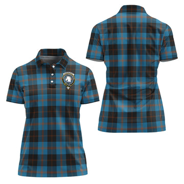 horsburgh-tartan-polo-shirt-with-family-crest-for-women