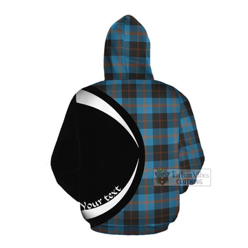 Horsburgh Tartan Cotton Hoodie with Family Crest Circle Style Pullover Hoodie - Tartan Vibes Clothing