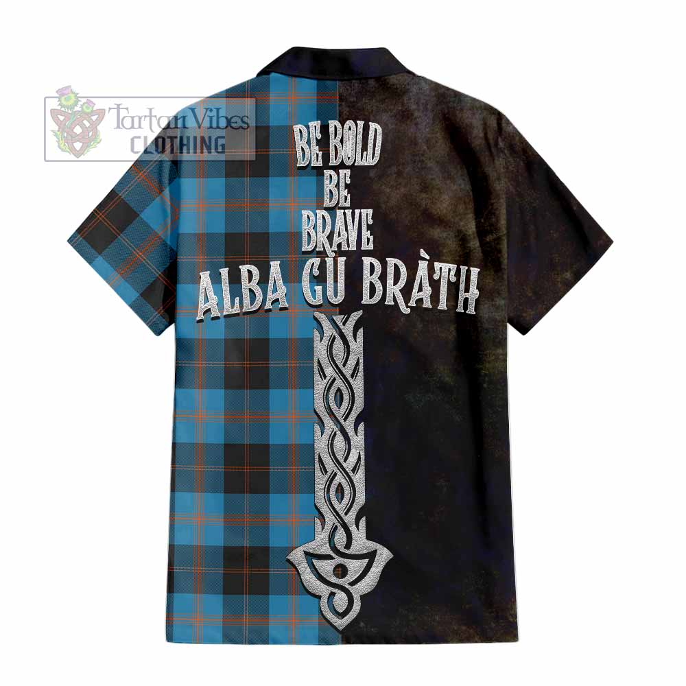 Horsburgh Tartan Family Crest Hawaiian Shirt Alba Gu Brath Be Brave Lion Ancient Style - Tartan Vibes Clothing