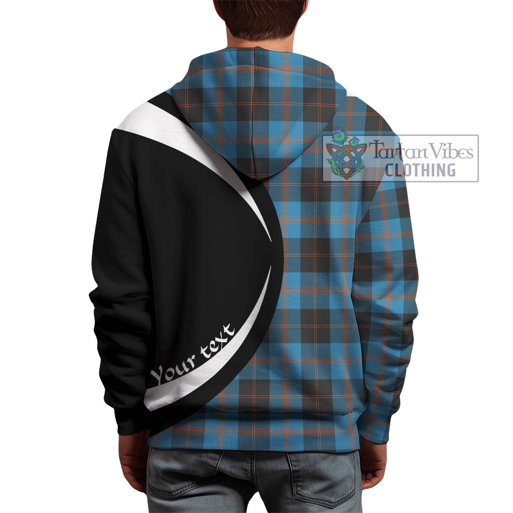 Horsburgh Tartan Hoodie with Family Crest Circle Style - Tartan Vibes Clothing