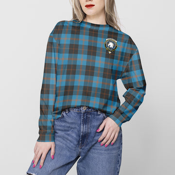 Horsburgh Tartan Sweatshirt with Family Crest - Tartan Vibes Clothing