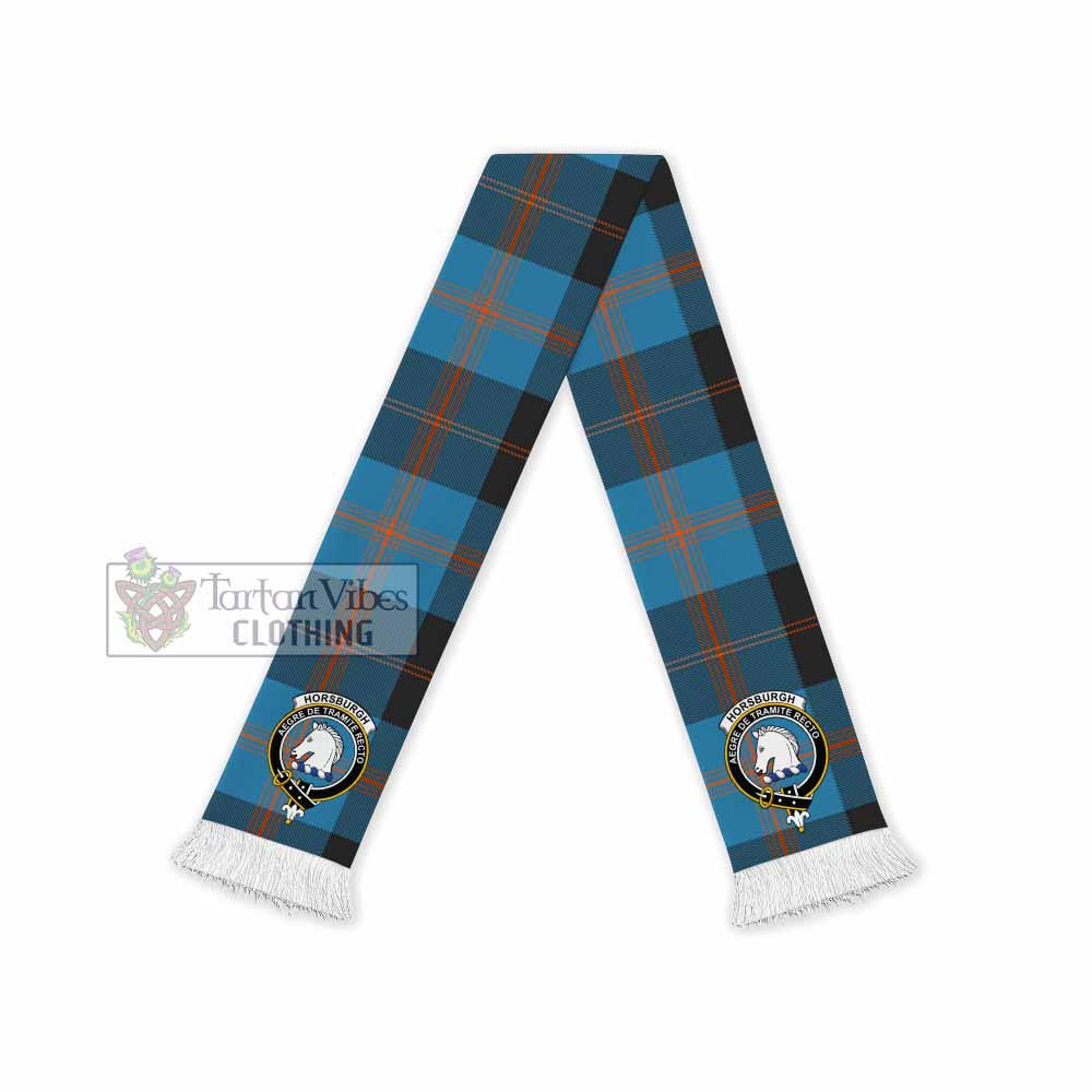 Horsburgh Tartan Ruffneck Scarf with Family Crest - Tartan Vibes Clothing