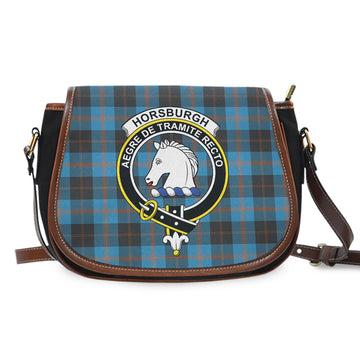 Horsburgh Tartan Saddle Bag with Family Crest - Tartan Vibes Clothing