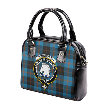 Horsburgh Tartan Shoulder Handbags with Family Crest - Tartan Vibes Clothing