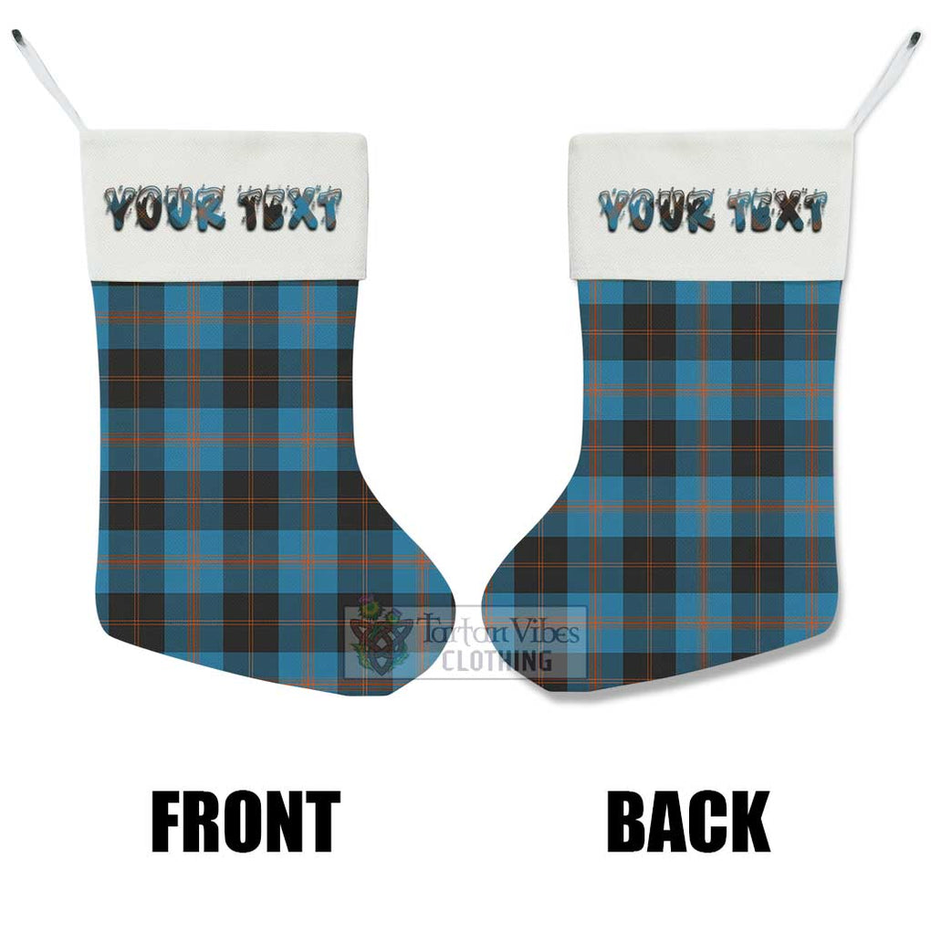 Horsburgh Tartan Christmas Stocking with Personalized Text - Tartan Vibes Clothing