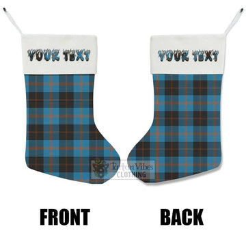 Horsburgh Tartan Christmas Stocking with Personalized Text - Tartan Vibes Clothing