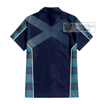 Horsburgh Tartan Hawaiian Shirt with Family Crest and Lion Rampant Vibes Sport Style - Tartan Vibes Clothing