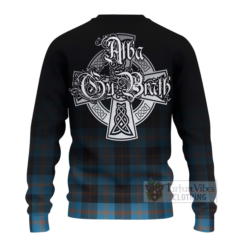 Horsburgh Tartan Ugly Sweater Featuring Alba Gu Brath Family Crest Celtic Inspired - Tartan Vibes Clothing
