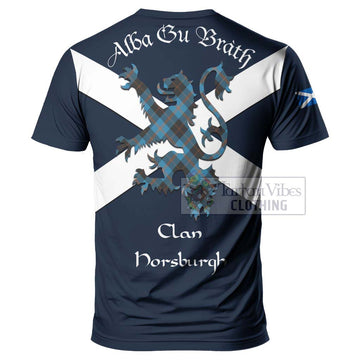 Horsburgh Tartan Lion Rampant T-Shirt Proudly Display Your Heritage with Alba Gu Brath and Clan Name - Tartan Vibes Clothing