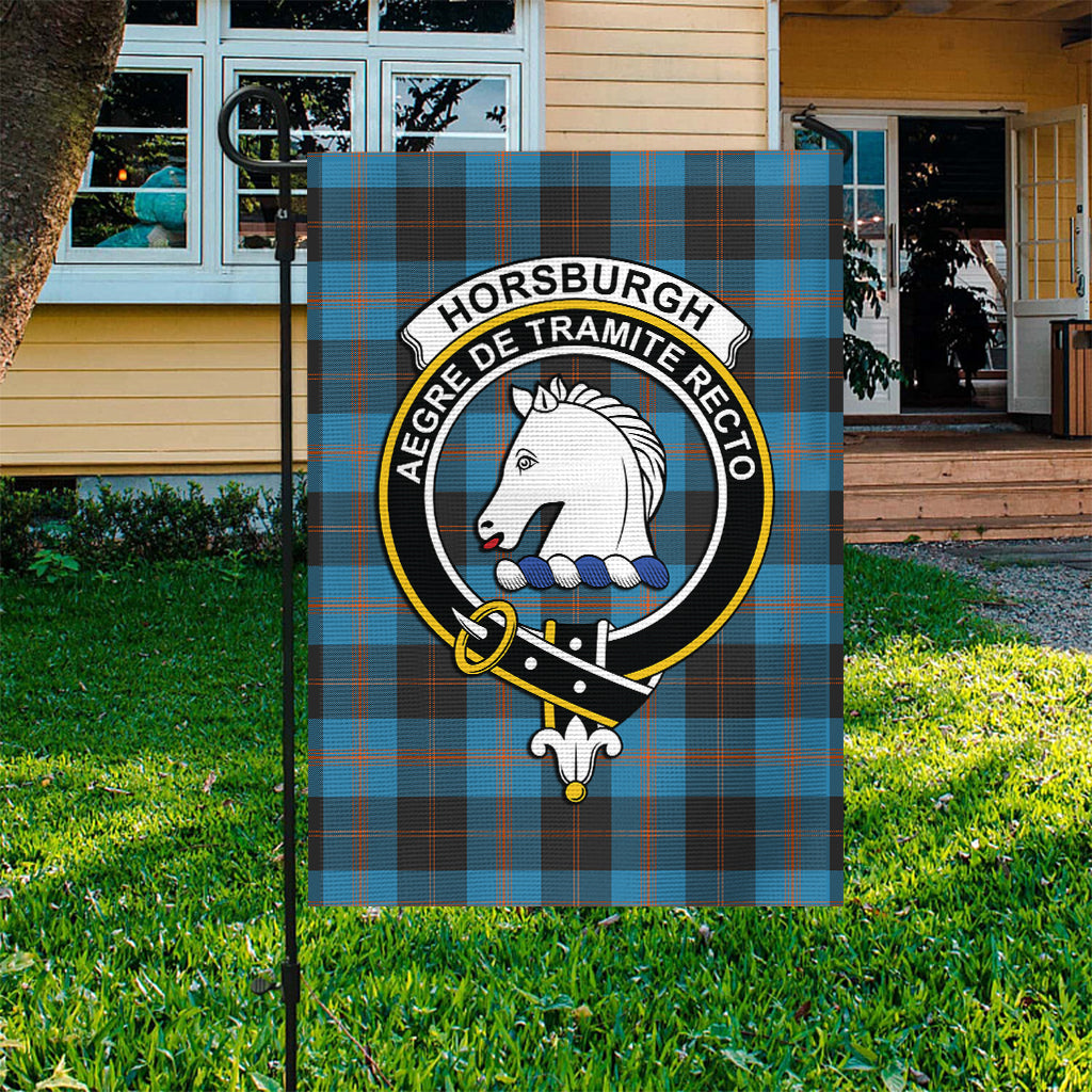 Horsburgh Tartan Flag with Family Crest - Tartan Vibes Clothing