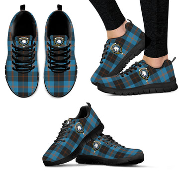 Horsburgh Tartan Sneakers with Family Crest