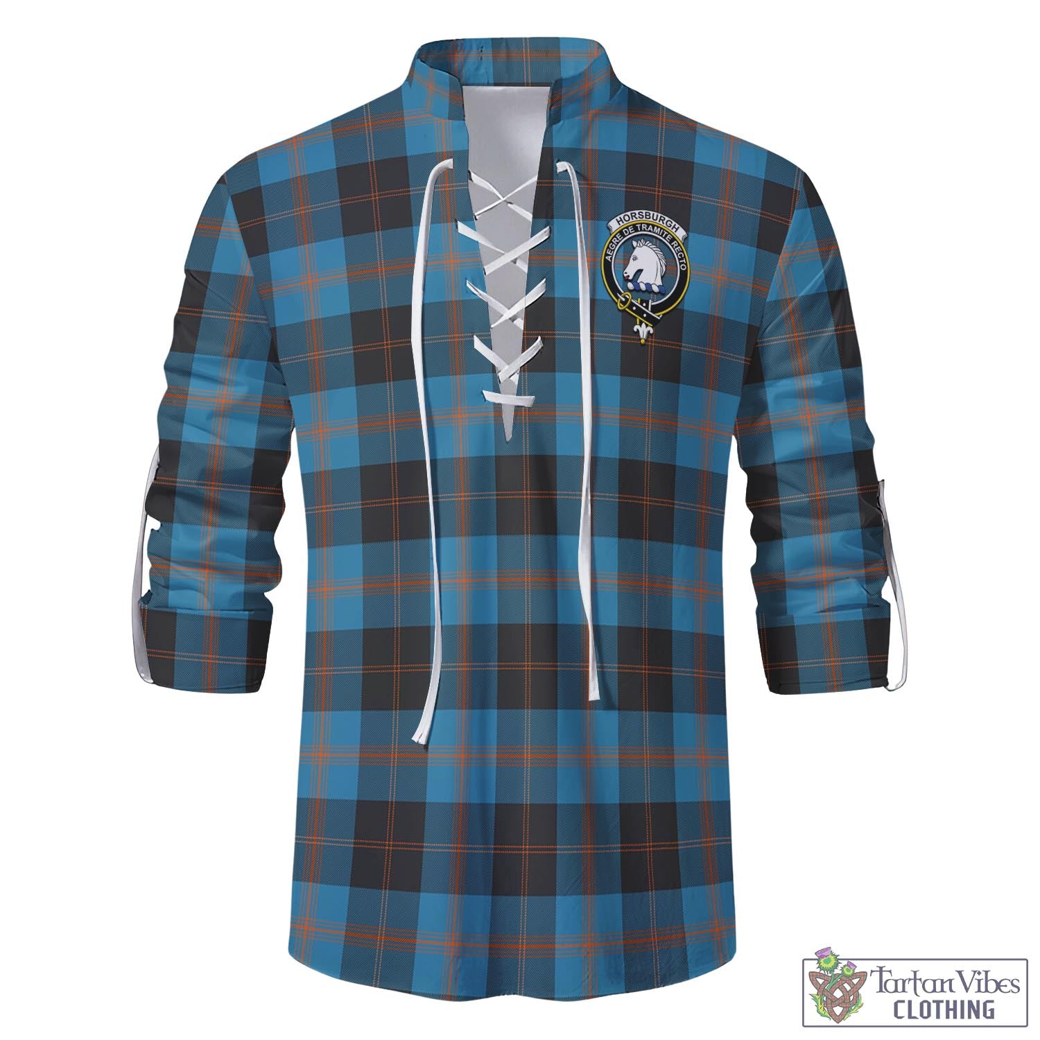 Horsburgh Tartan Crest Birdseye Mesh Polo Shirt main image 0