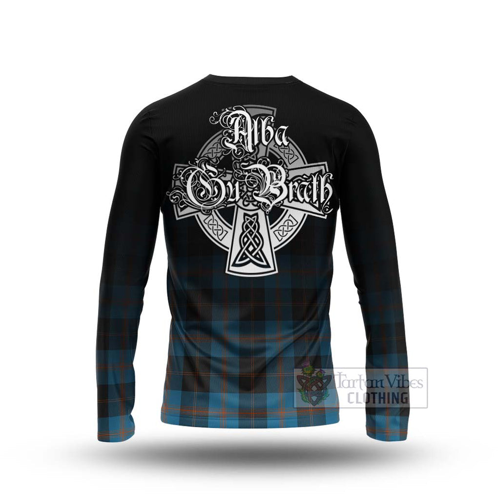 Horsburgh Tartan Long Sleeve T-Shirt Featuring Alba Gu Brath Family Crest Celtic Inspired - Tartan Vibes Clothing