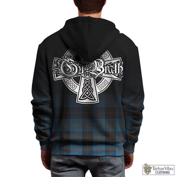 Horsburgh Tartan Hoodie Featuring Alba Gu Brath Family Crest Celtic Inspired - Tartan Vibes Clothing