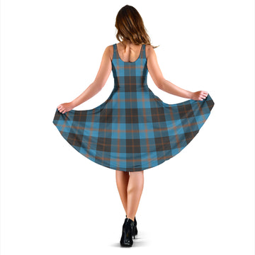Horsburgh Tartan Sleeveless Midi Womens Dress