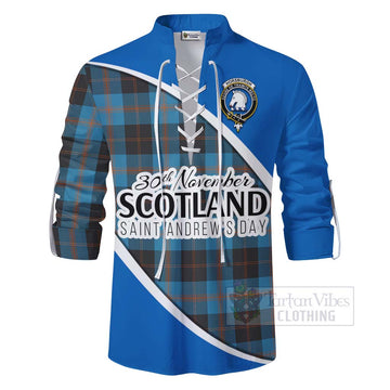 Horsburgh Family Crest Tartan Ghillie Kilt Shirt Celebrate Saint Andrew's Day in Style - Tartan Vibes Clothing