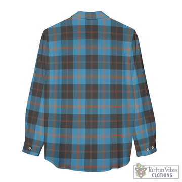 Horsburgh Tartan Women's Casual Shirt with Family Crest - Tartan Vibes Clothing