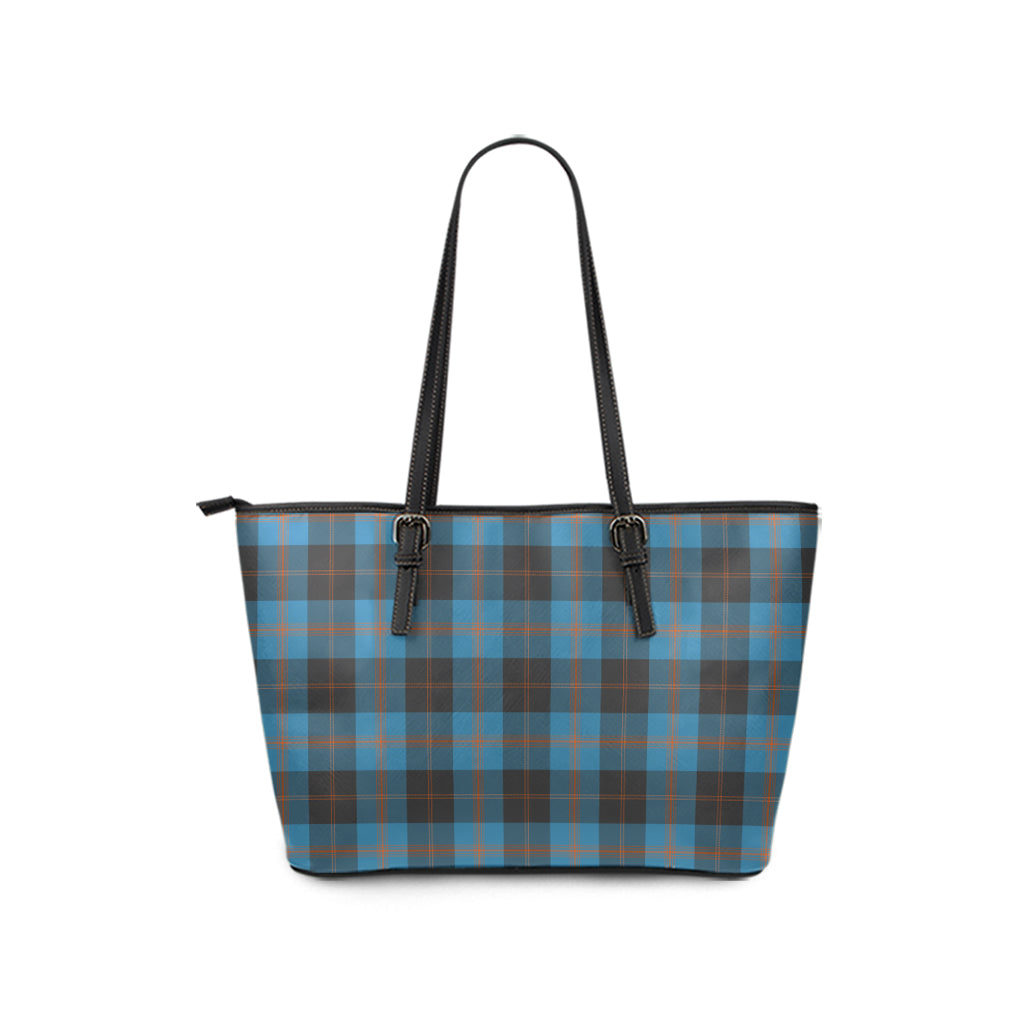 Horsburgh Tartan Leather Tote Bag - Tartan Vibes Clothing