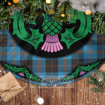 Horsburgh Tartan Christmas Tree Skirt Scottish Thistle Style - Tartan Vibes Clothing