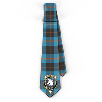 Horsburgh Tartan Classic Necktie with Family Crest