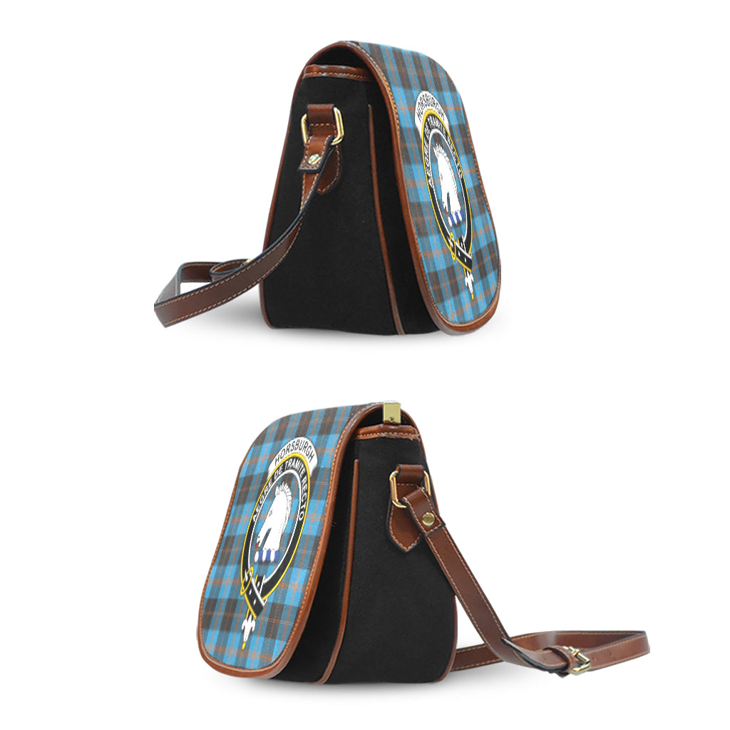 Horsburgh Tartan Saddle Bag with Family Crest - Tartan Vibes Clothing