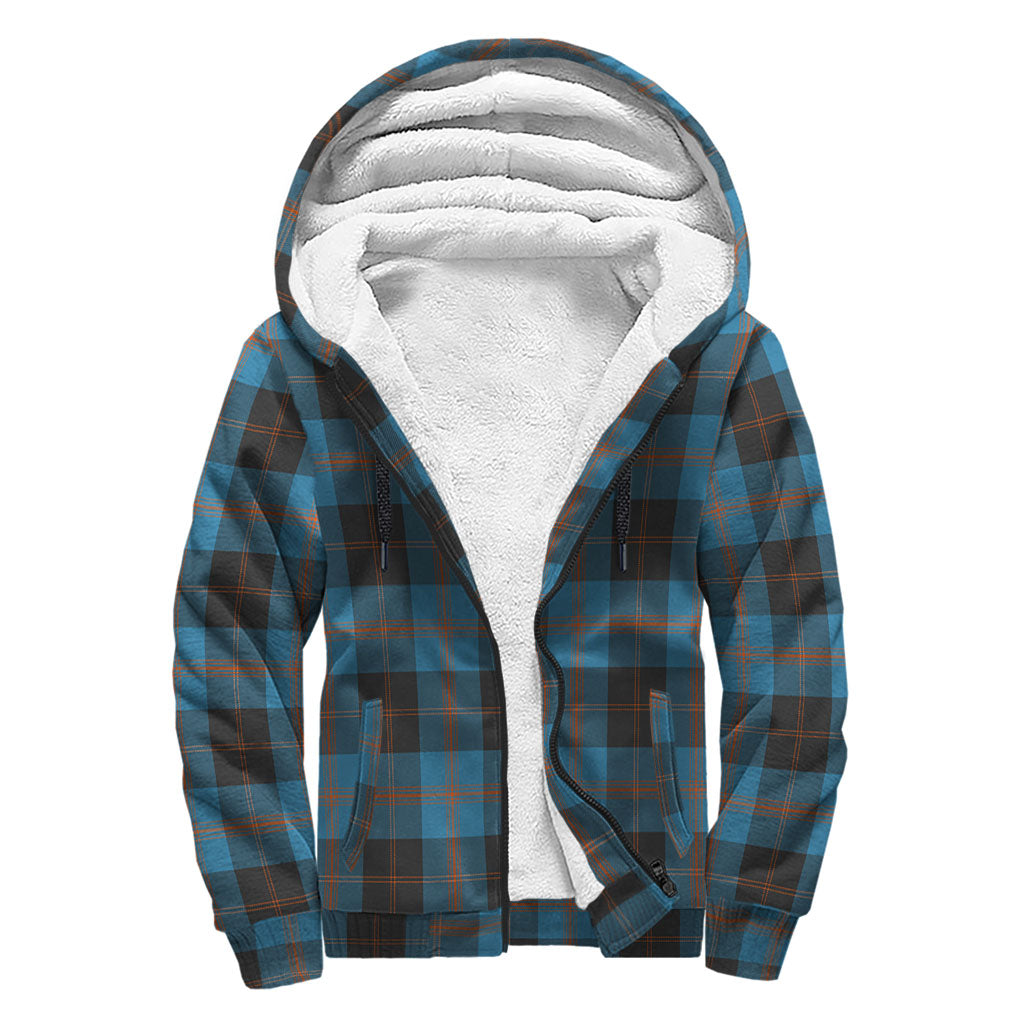 Horsburgh Tartan Sherpa Hoodie with Family Crest - Tartan Vibes Clothing