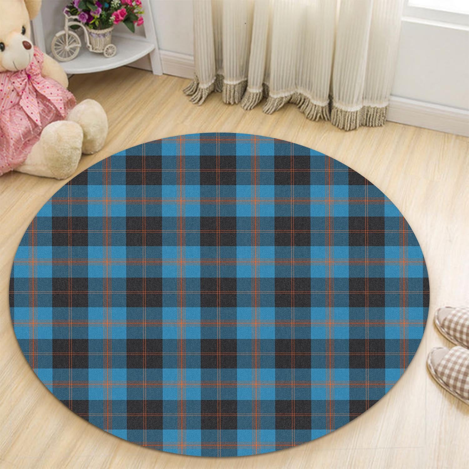 Horsburgh Tartan Round Rug - Tartan Vibes Clothing