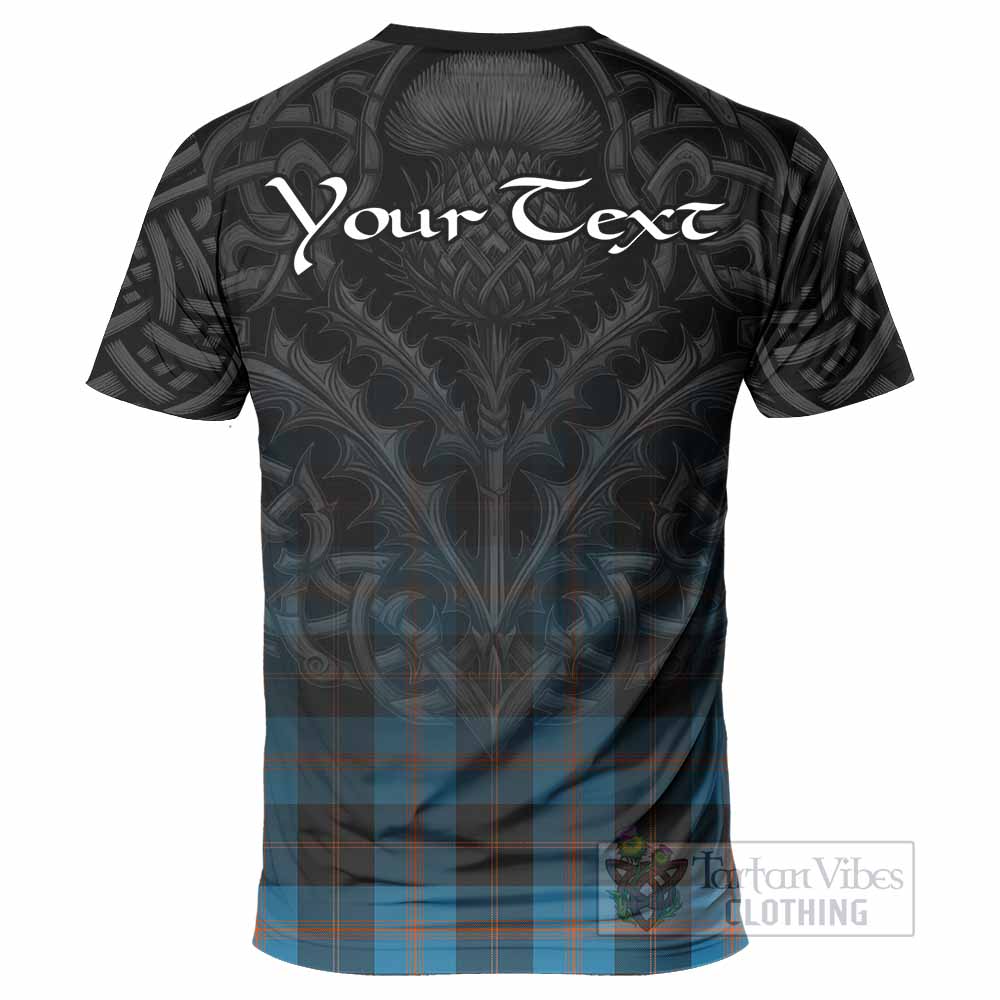Horsburgh Tartan T-Shirt with Family Crest Celtic Thistle Vibes - Tartan Vibes Clothing