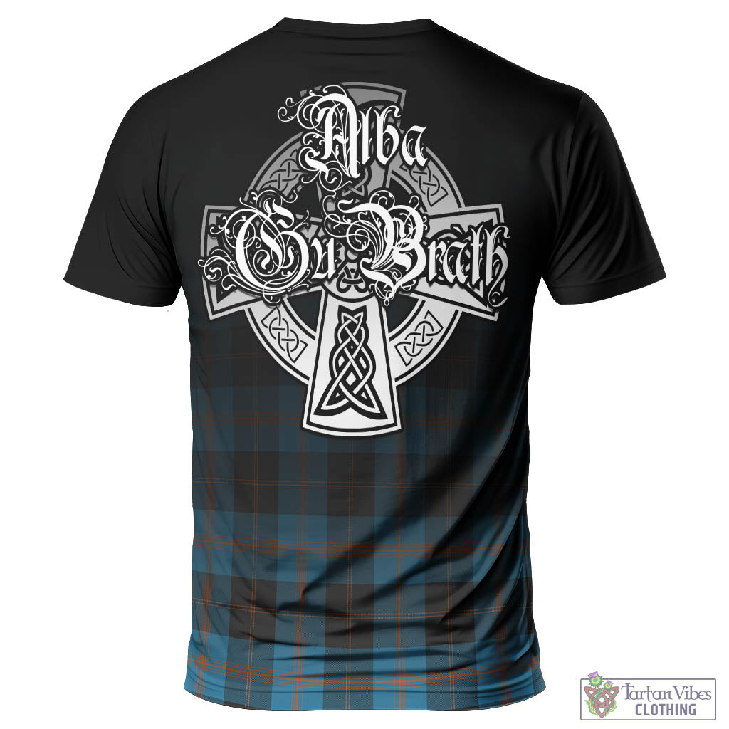 Horsburgh Tartan T-Shirt Featuring Alba Gu Brath Family Crest Celtic Inspired - Tartan Vibes Clothing