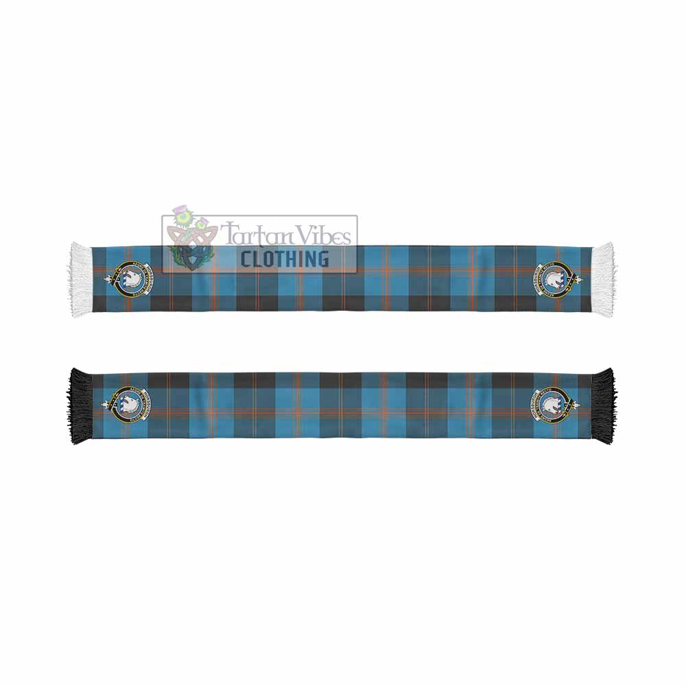 Horsburgh Tartan Ruffneck Scarf with Family Crest - Tartan Vibes Clothing