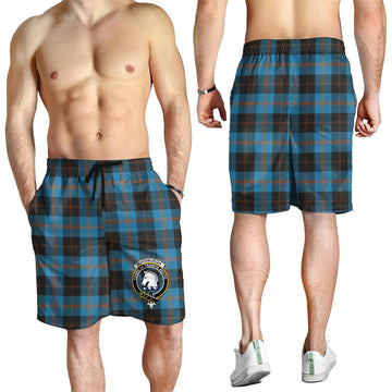 Horsburgh Tartan Mens Shorts with Family Crest - Tartan Vibes Clothing
