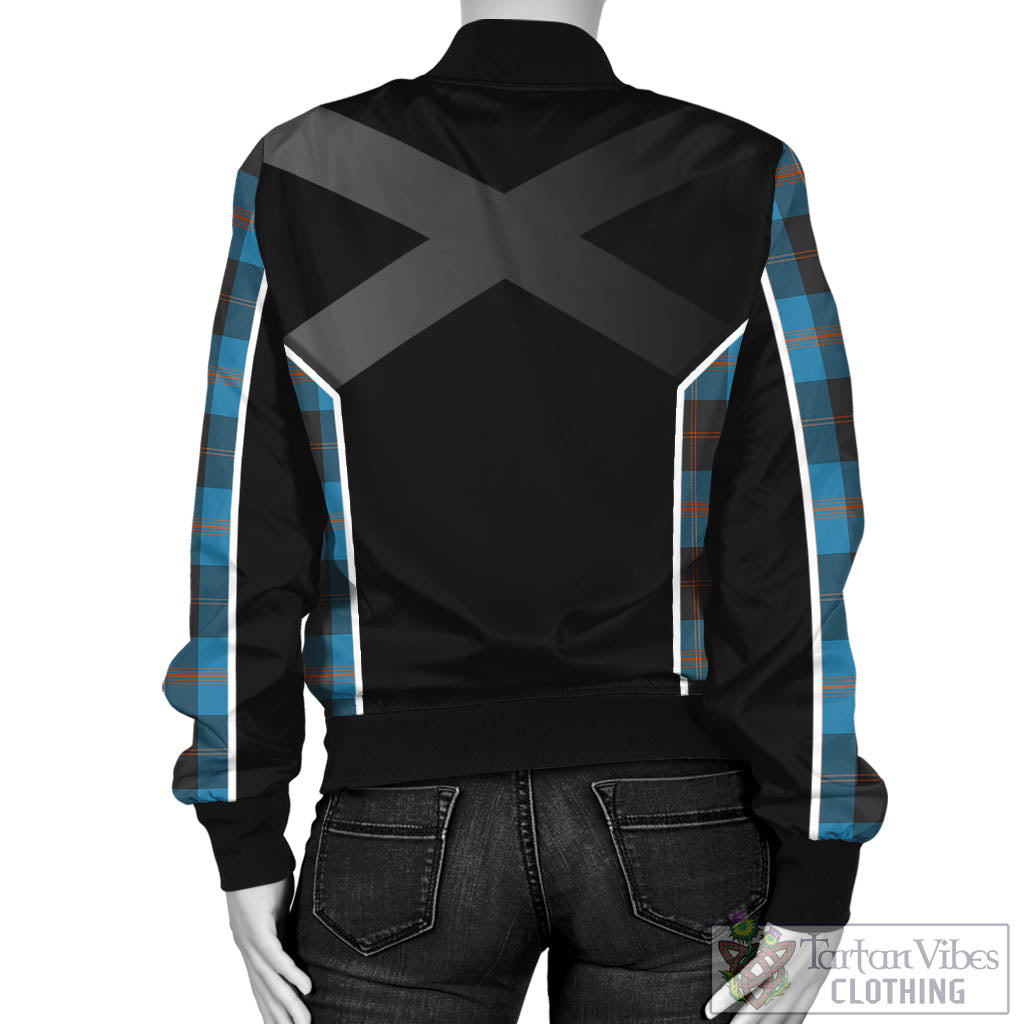 Horsburgh Tartan Bomber Jacket with Family Crest and Scottish Thistle Vibes Sport Style - Tartan Vibes Clothing