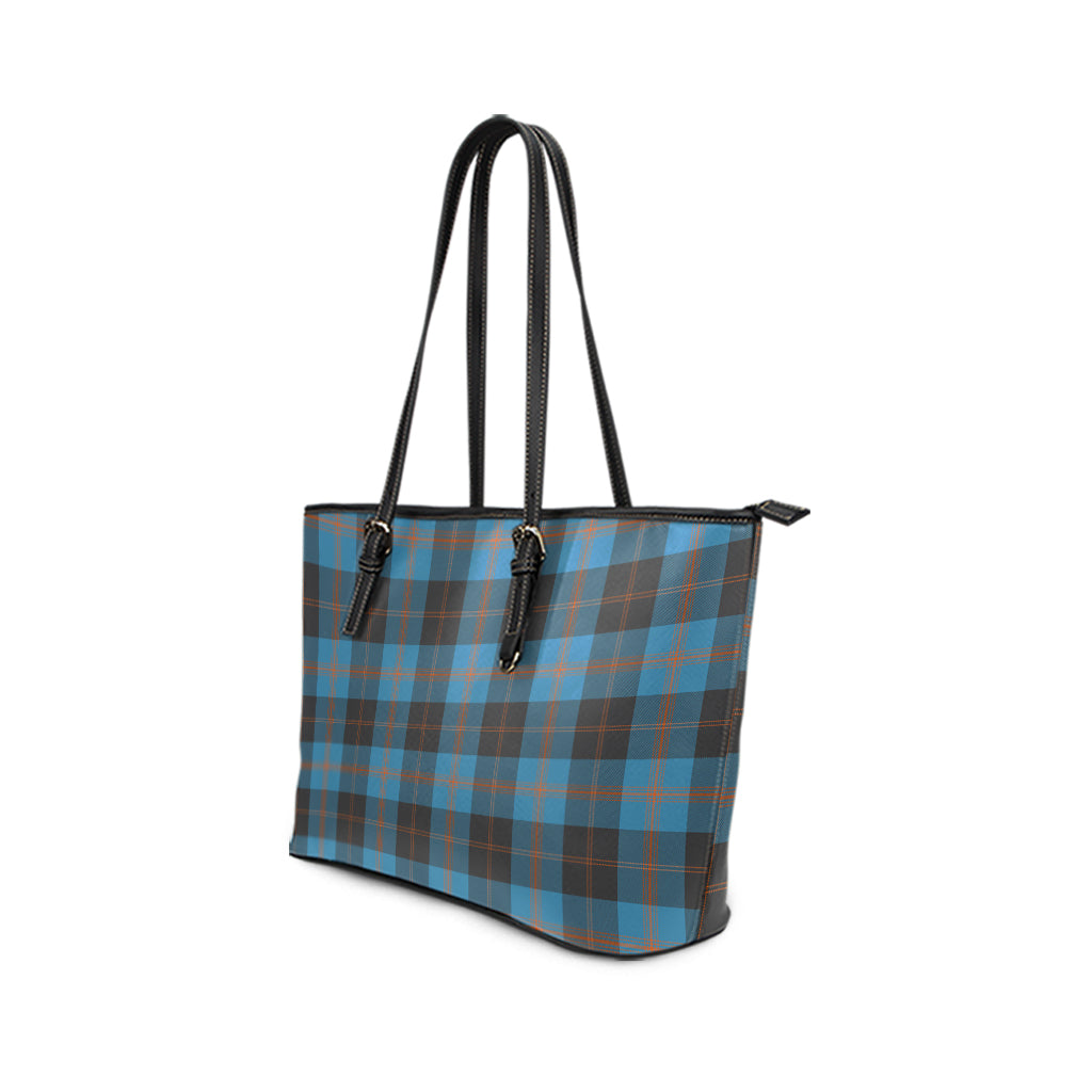 Horsburgh Tartan Leather Tote Bag - Tartan Vibes Clothing