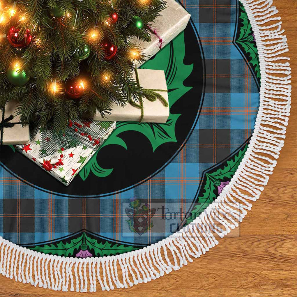Horsburgh Tartan Christmas Tree Skirt Scottish Thistle Style - Tartan Vibes Clothing