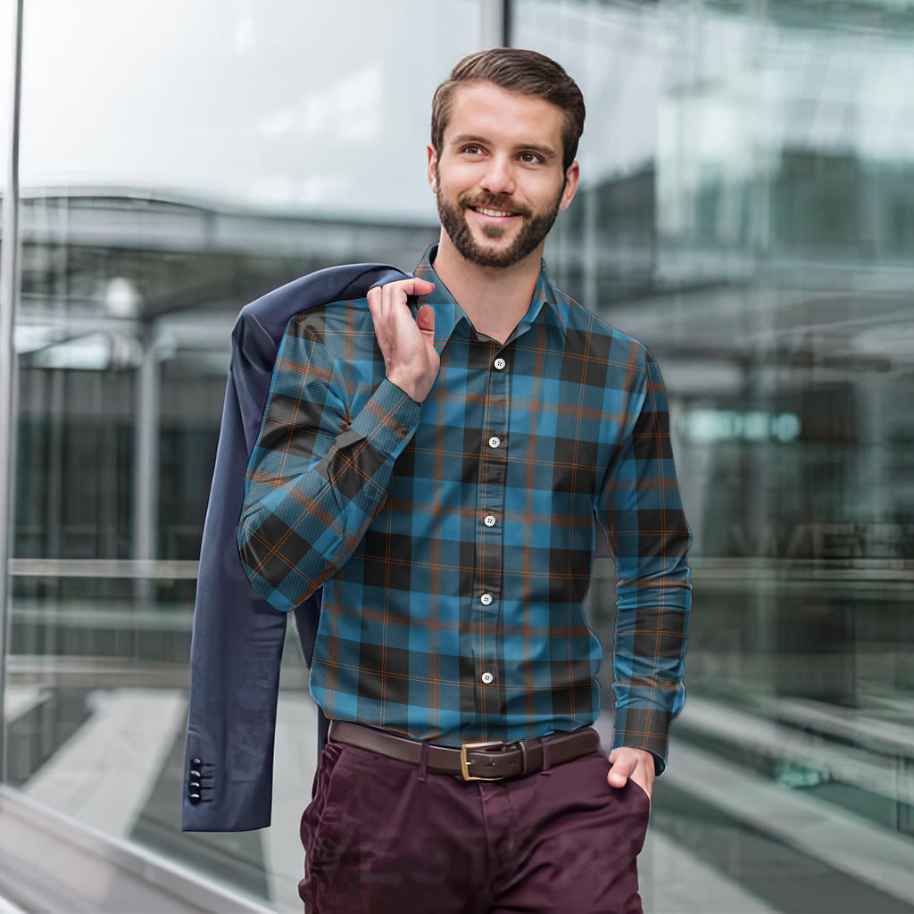 Horsburgh Tartan Long Sleeve Button Up Shirt - Tartan Vibes Clothing