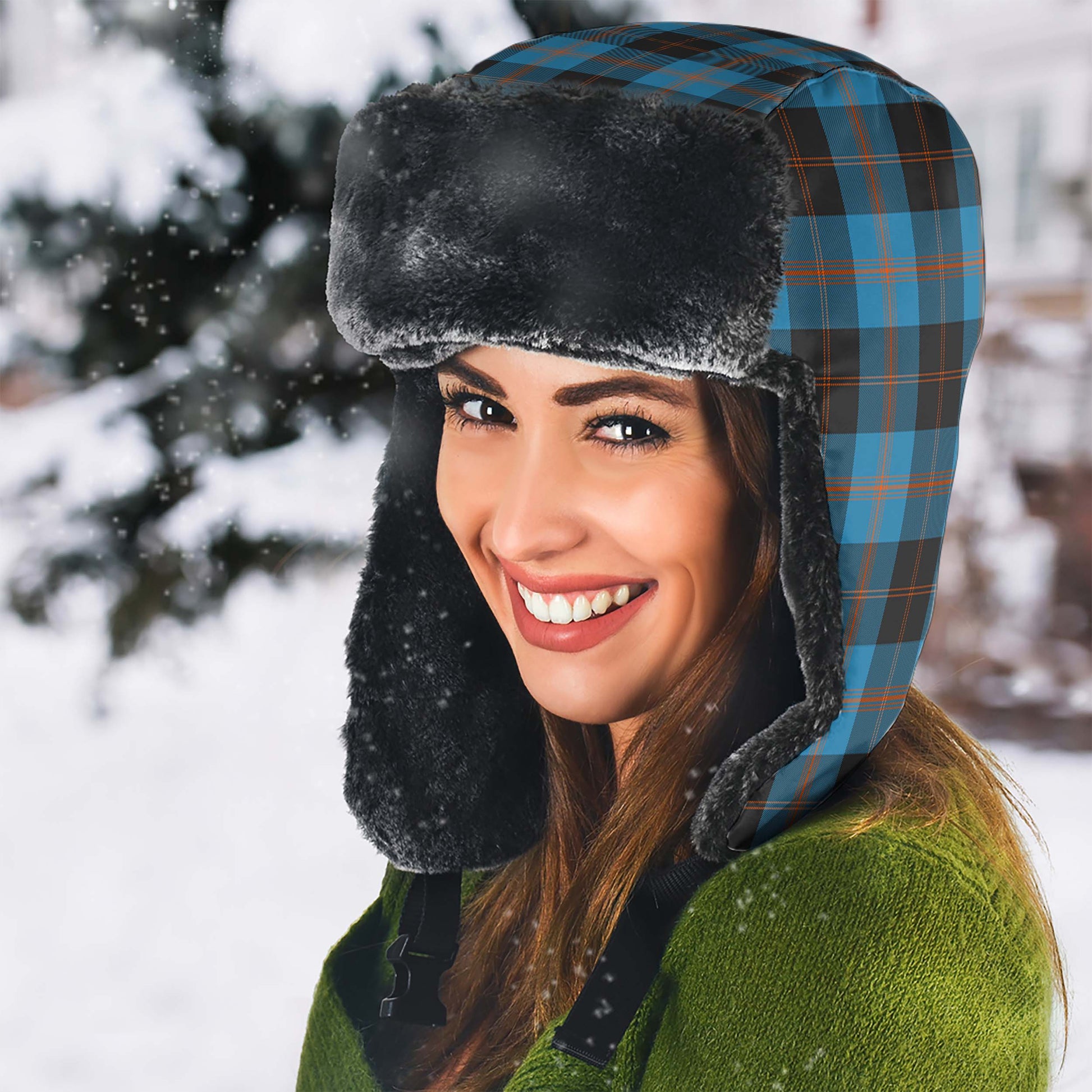 Horsburgh Tartan Winter Trapper Hat - Tartan Vibes Clothing