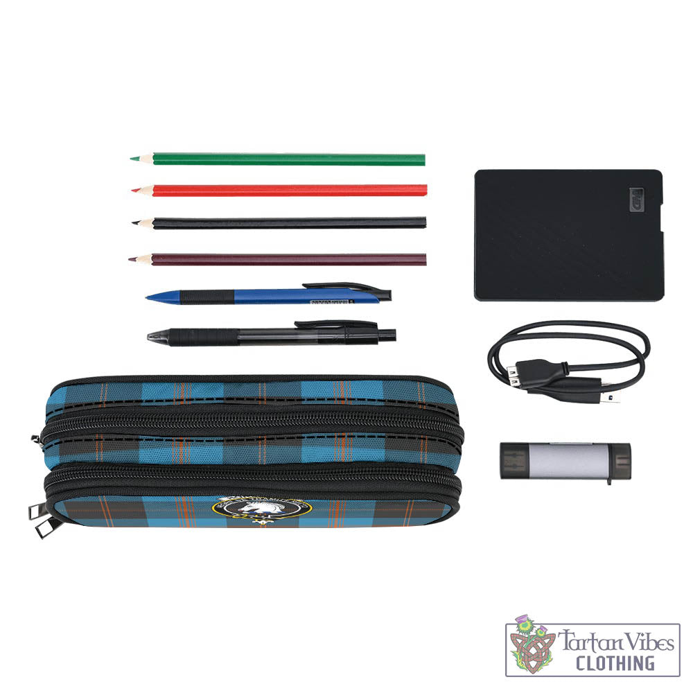 Horsburgh Tartan Pen and Pencil Case with Family Crest - Tartan Vibes Clothing