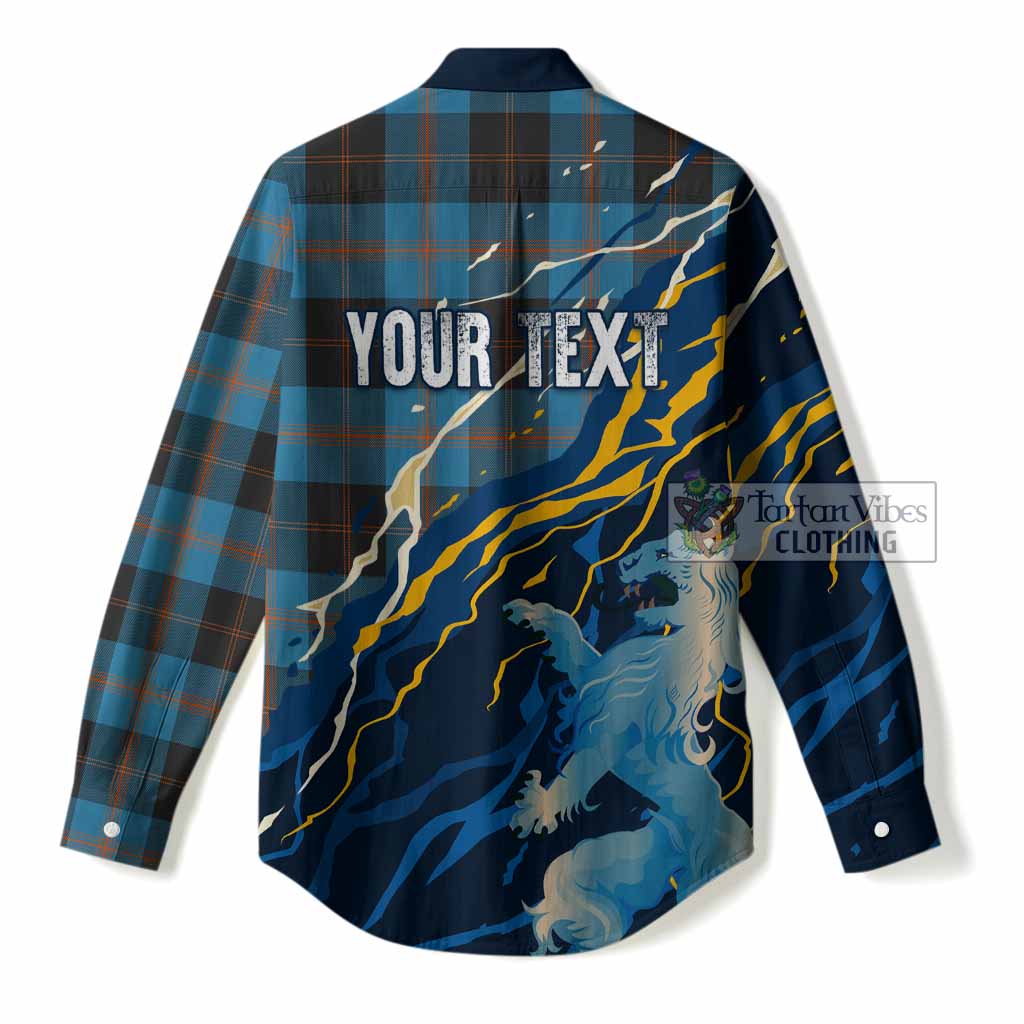Horsburgh Scotland Tartan Women Casual Shirt WC2026 Football - We'll Be Coming