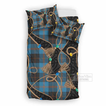 Horsburgh Scottish Tartan Twisted Ropes Stylized Bedding Set UK Bedding Set UK Double 79*79 inch - Tartan Vibes Clothing