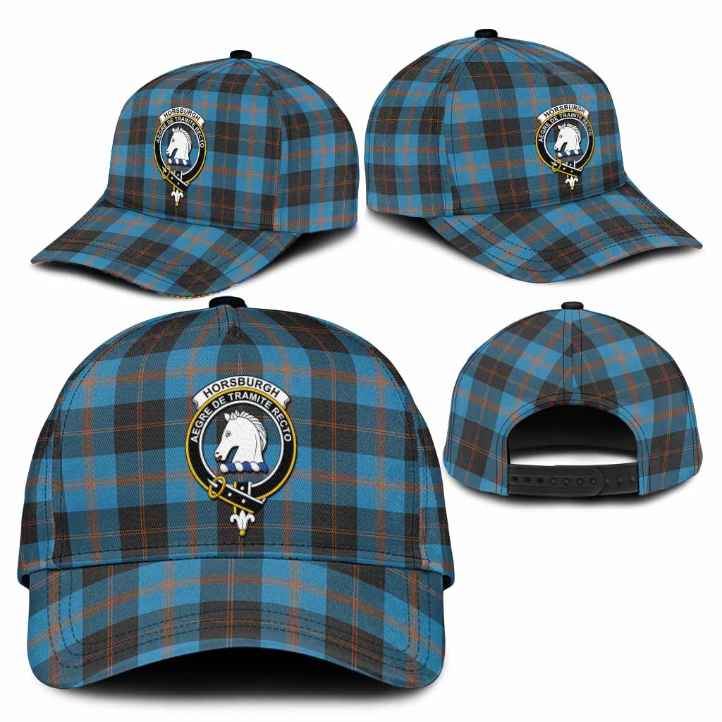 Horsburgh Tartan Classic Cap with Family Crest