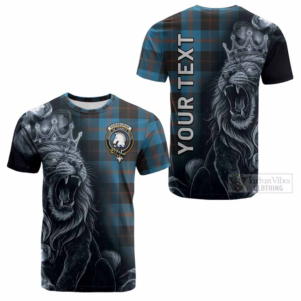 Horsburgh Tartan Cotton T-shirt Roaring Lion Heritage