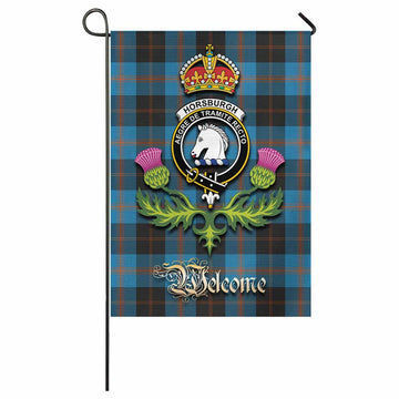 Horsburgh Tartan Family Crest Garden Flag Royal Thistle Welcome Style - Tartan Vibes Clothing