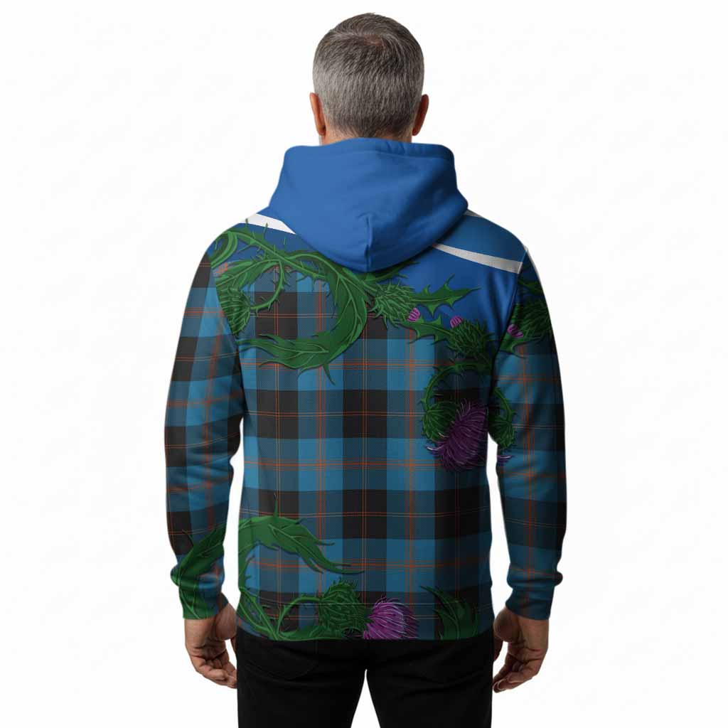 Horsburgh Tartan Family Crest Hoodie Thistle in Minimalism