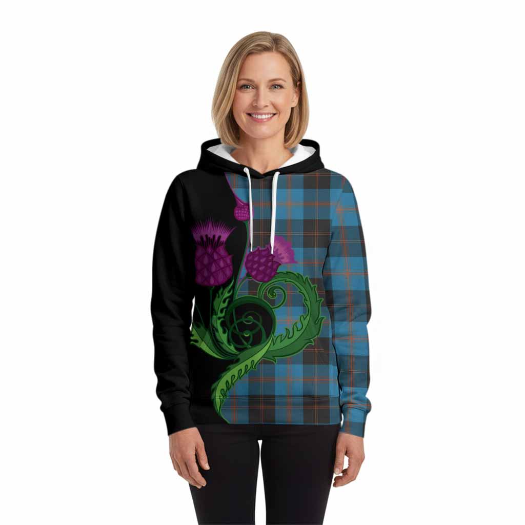 Horsburgh Tartan Hoodie Traditional Scottish Thistle