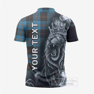 Horsburgh Tartan Zipper Polo Shirt Roaring Lion Heritage