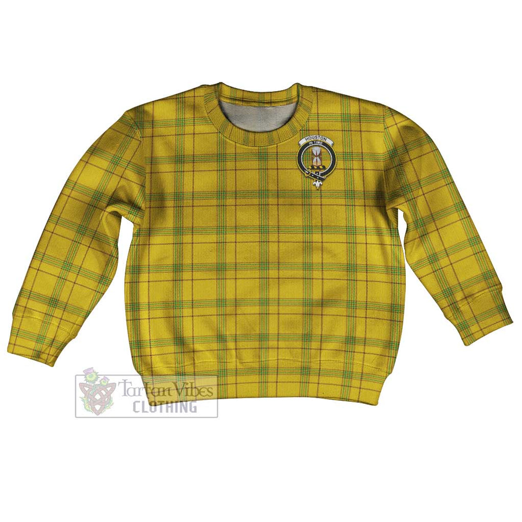 Houston Tartan Kid Ugly Sweater with Family Crest Kid - Tartan Vibes Clothing